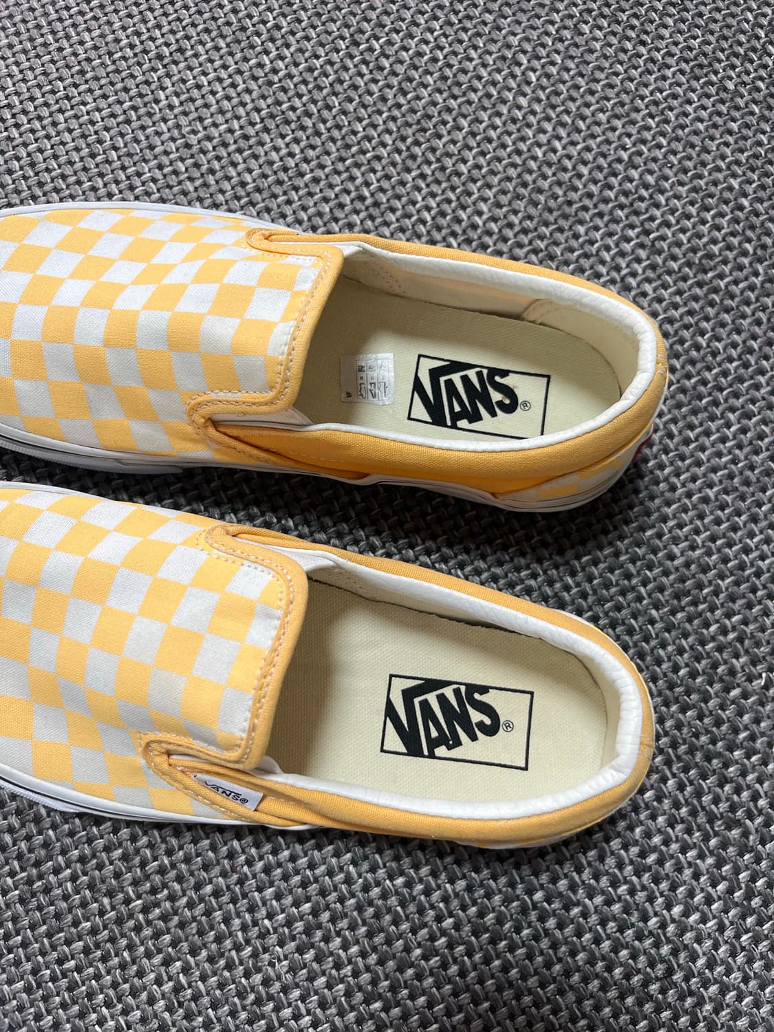 반스 슬립온 옐로우 체커보드 245 상품이미지2