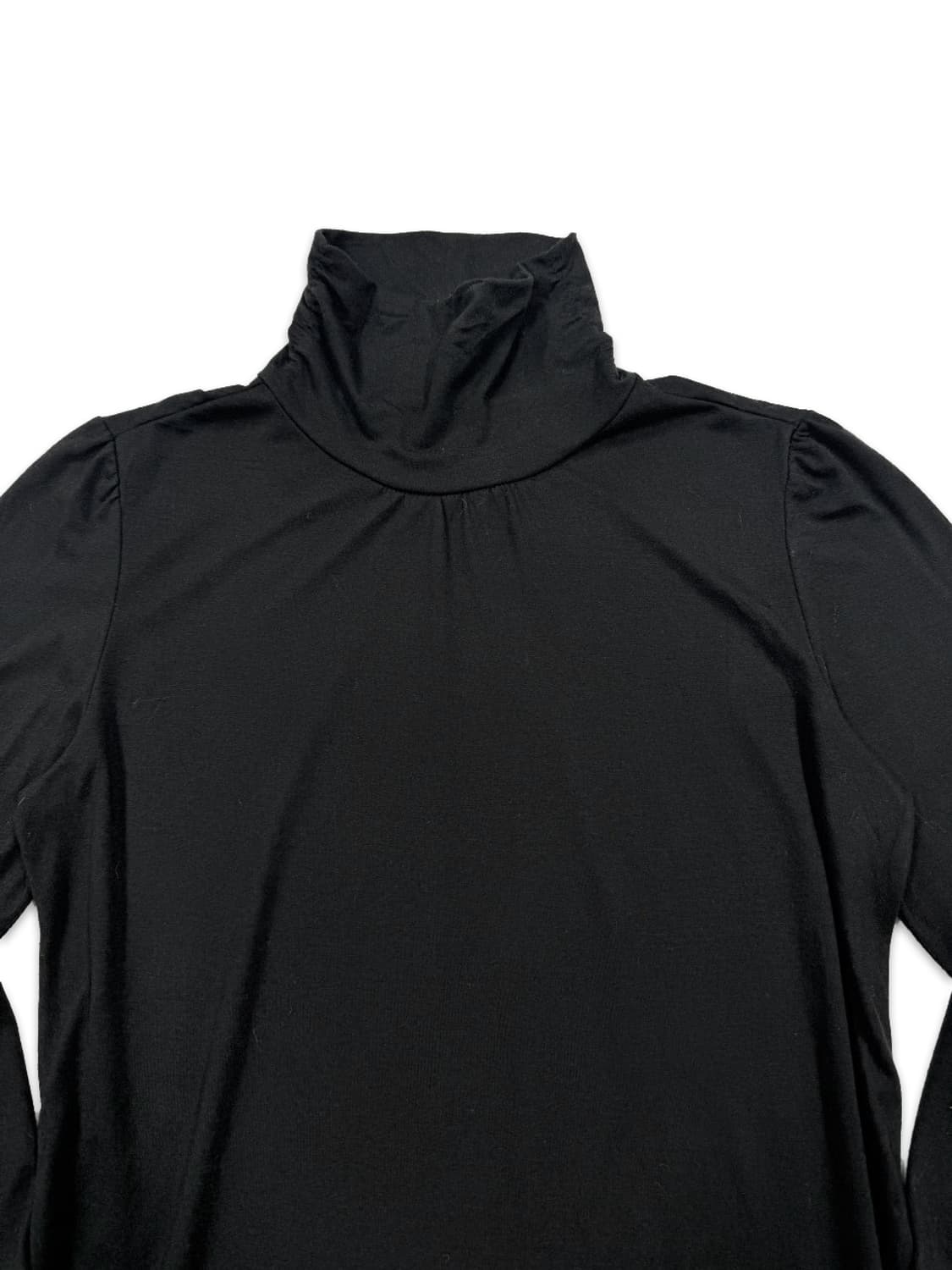 빈티지 블랙 레이스 레이어드 긴팔티 상품이미지3