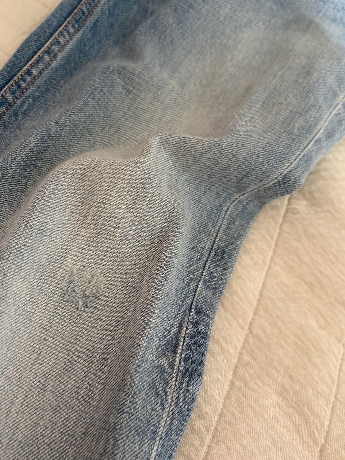 자라 로우라이즈 trf 부츠컷 포켓 팬츠 연청 데님 zara 상품이미지3