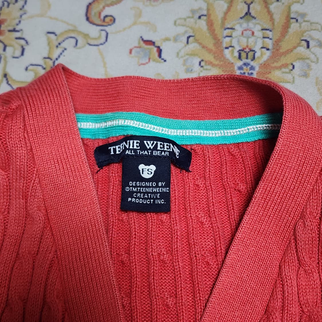 티니위니 코튼 케이블 니트 가디건
S 상품이미지4