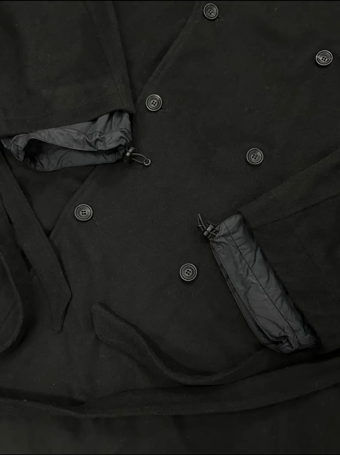 언어펙티드 블랙 트렌치 코트 m 상품이미지3