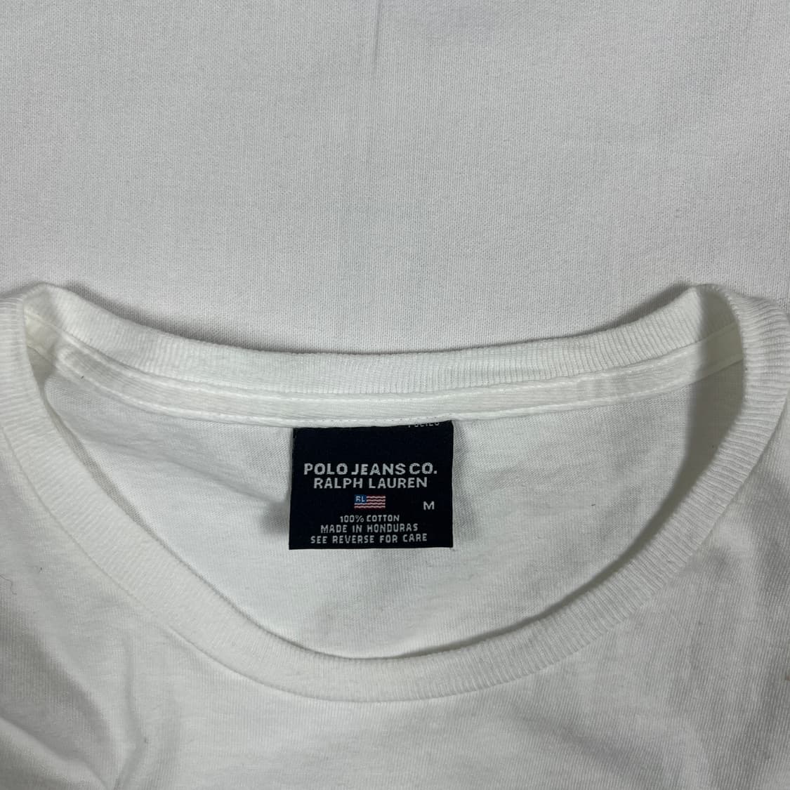 90’s 폴로진스 polo jeans 스펠아웃 프린트 반팔티 상품이미지6