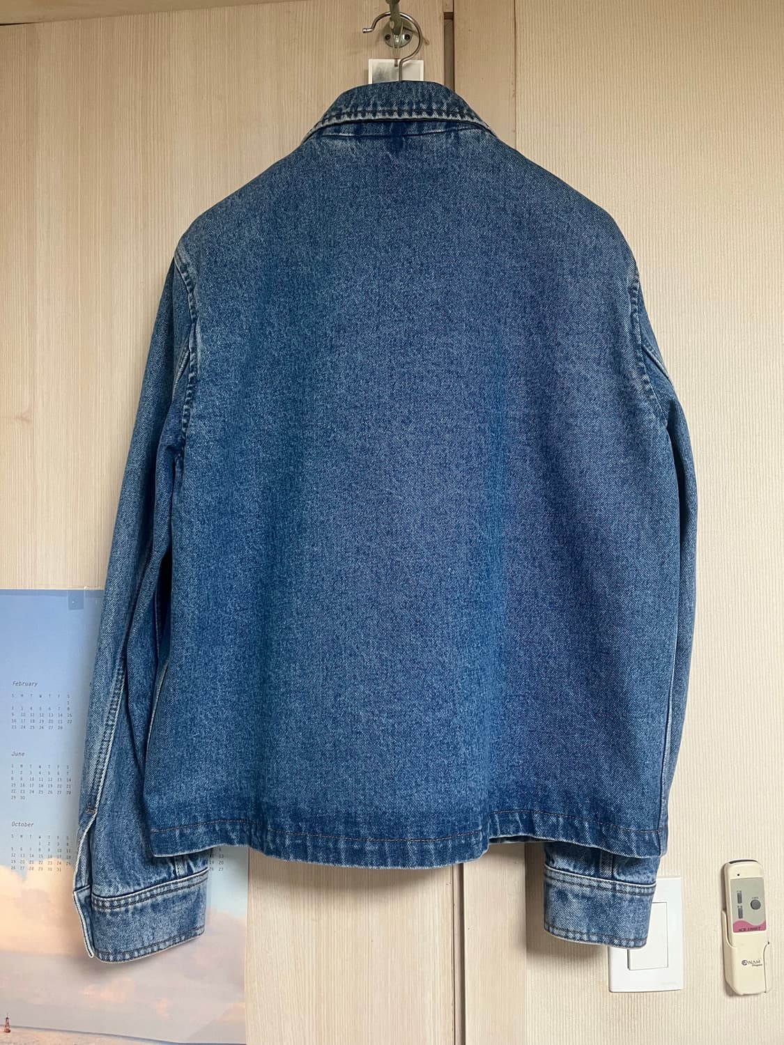Ami 아미 빈티지 워싱 중청 데님자켓 공홈 한정제품 상품이미지3