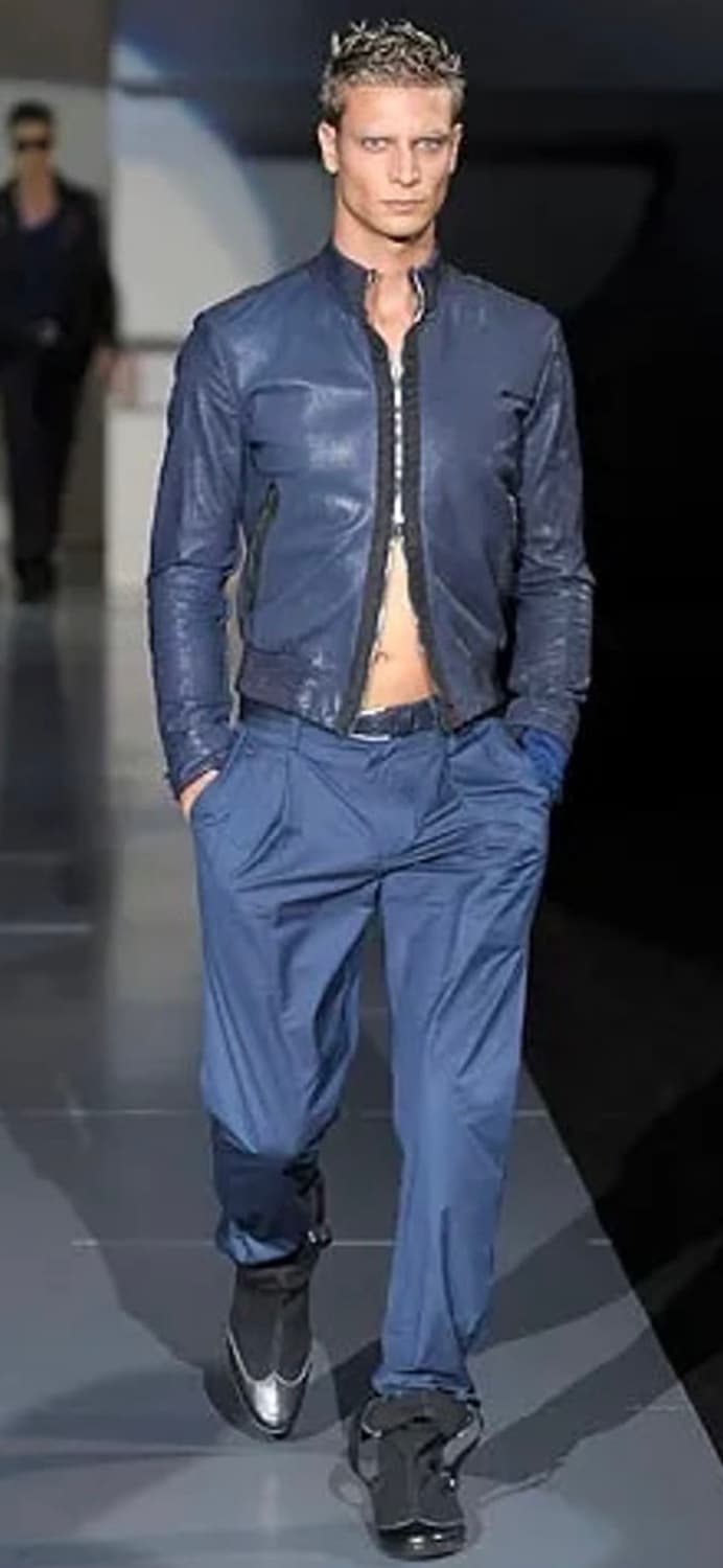 09SS Emporio Armani Leather Jacket 상품이미지2