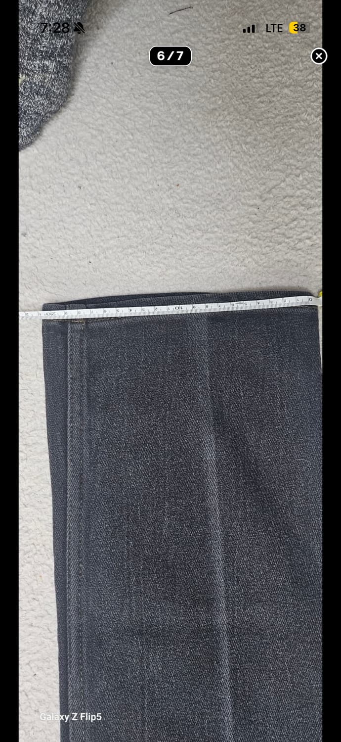 리바이스 517 오렌지탭 블랙 빈티지 데님 W33 부츠컷 상품이미지6