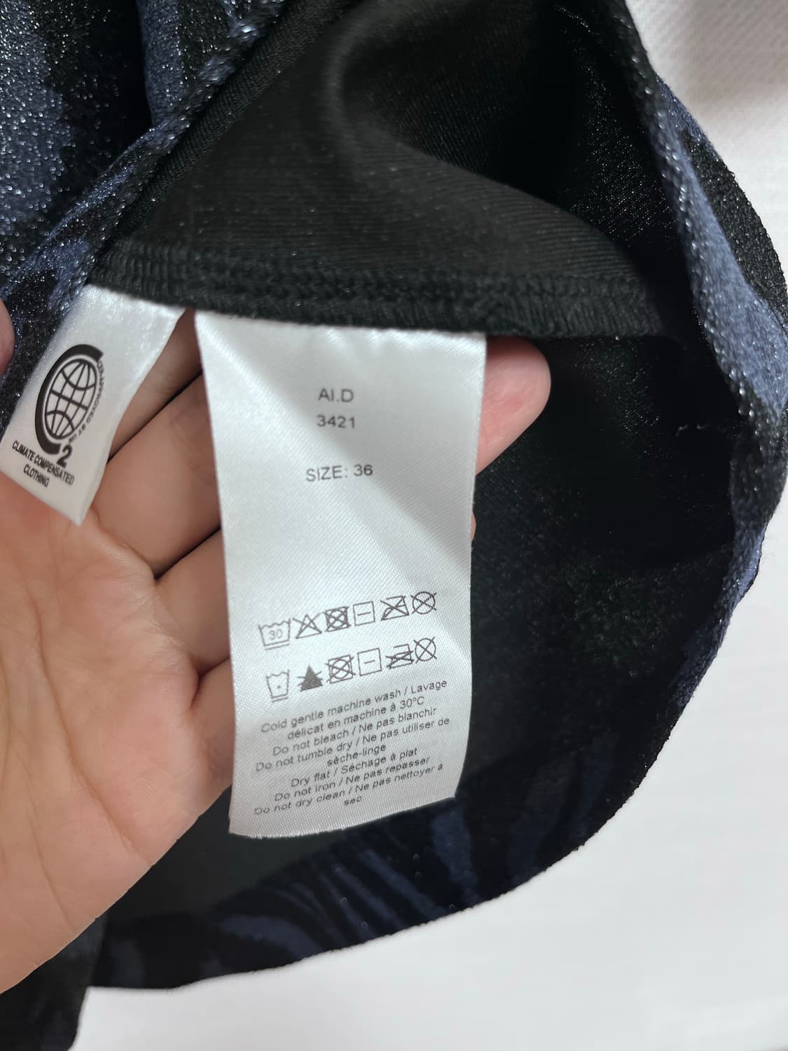 Ganni Tiger Swirl Print Top Blue Womens 상품이미지3