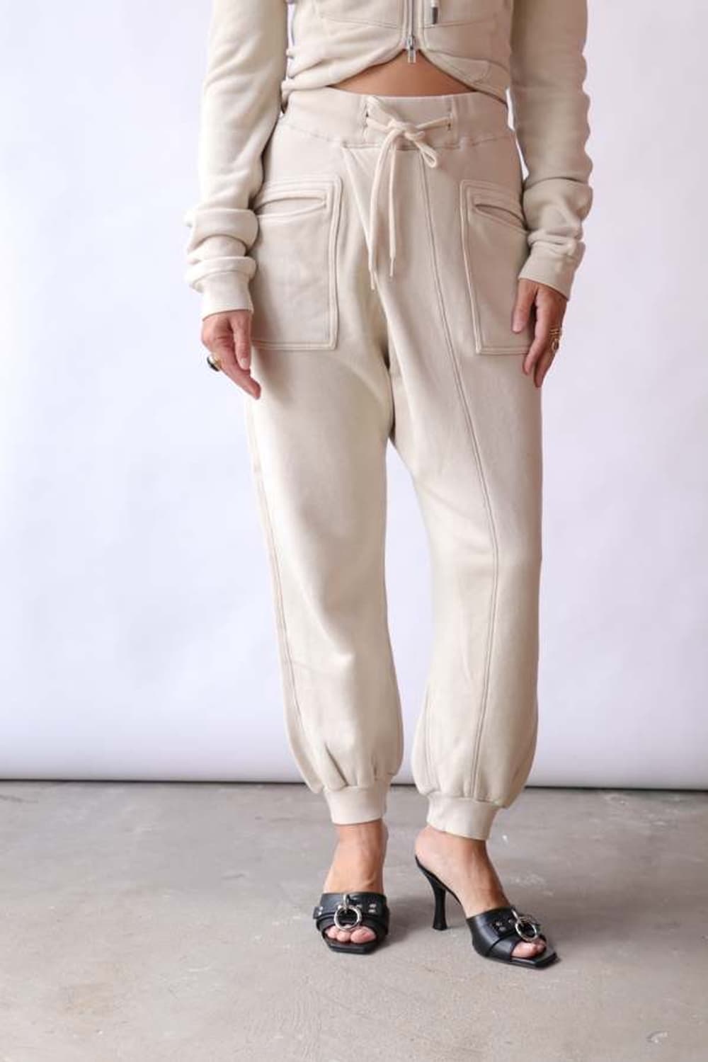 R13 crossover sweatpant - natural 상품이미지1