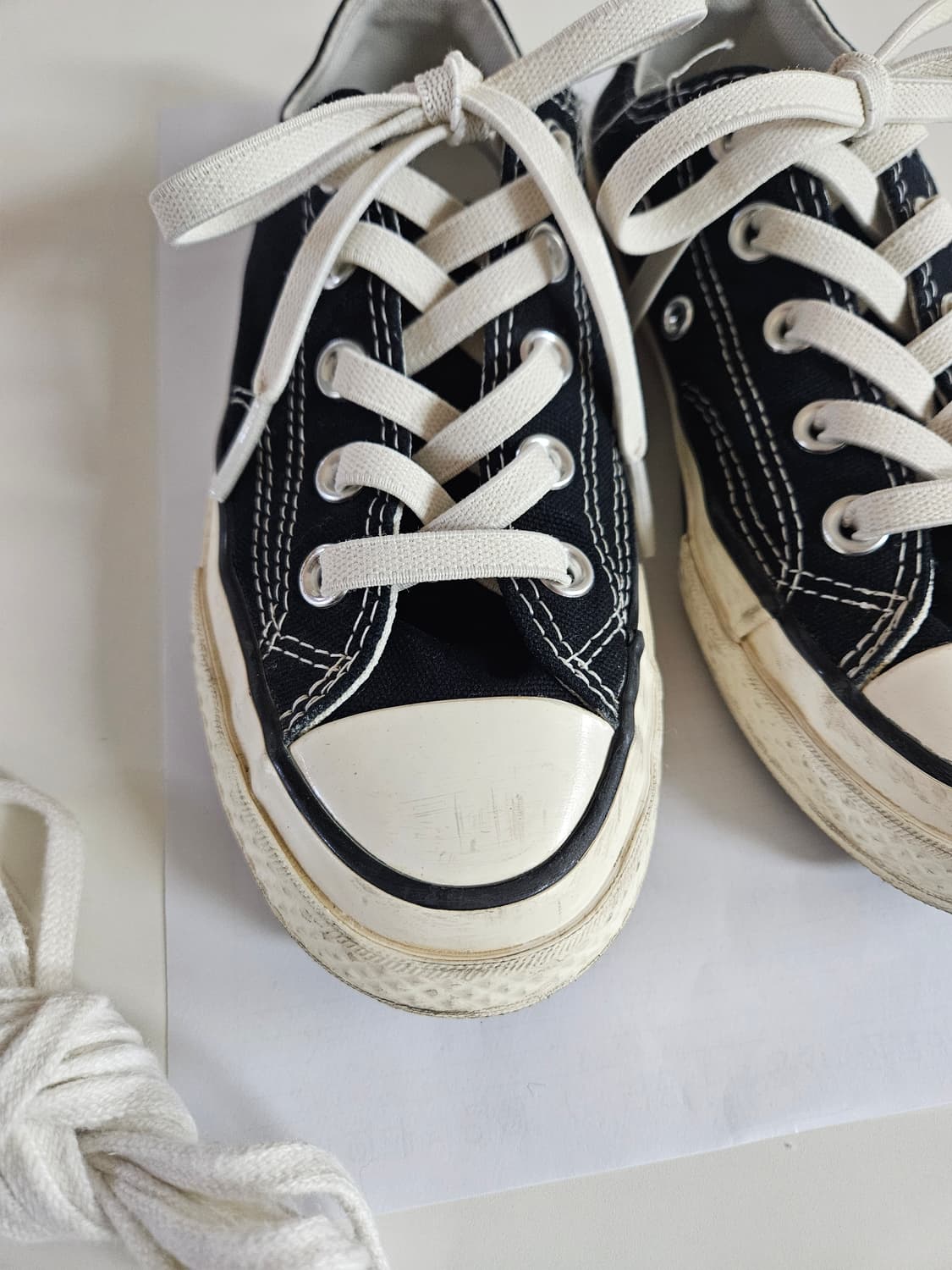 컨버스 키즈 척70 빈티지 블랙 200 상품이미지5