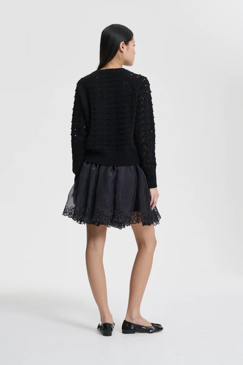 [S,M]세실리에 반센 BIDANE PULLOVER 니트/블랙 상품이미지3