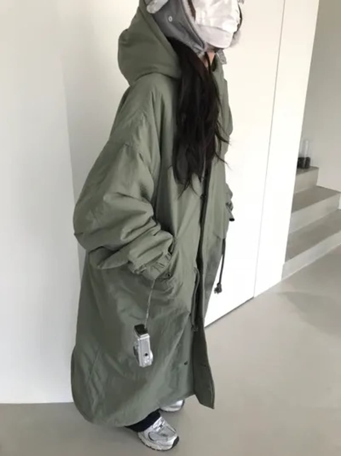 hippiedippy bear long padding jp / khaki 상품이미지1