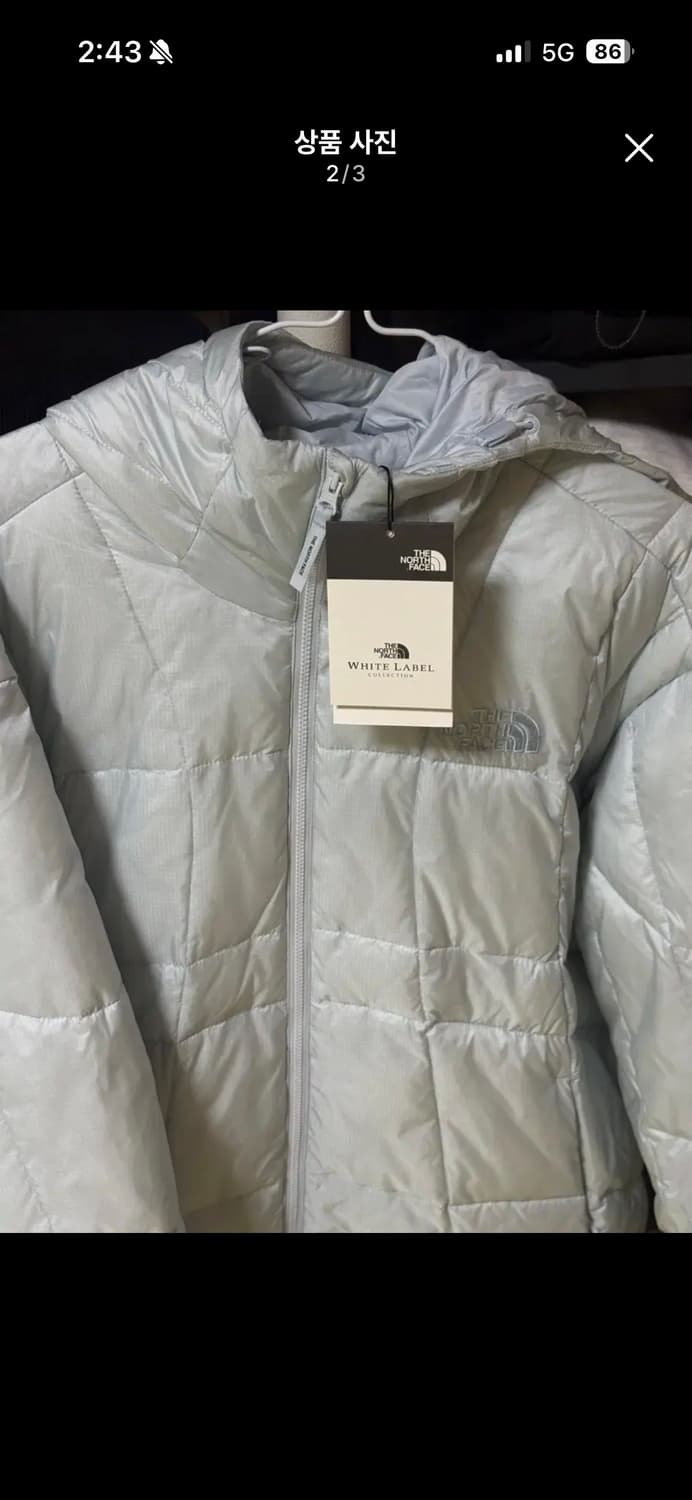 노스페이스 웨이브 LT 온 자켓 라이트블루 상품이미지2