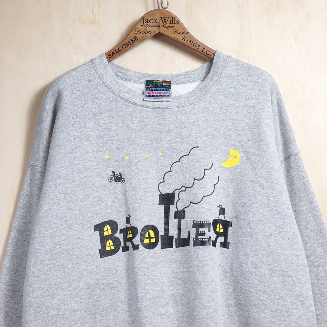 90s Hanes X Broiler 빈티지 스웻셔츠 상품이미지2