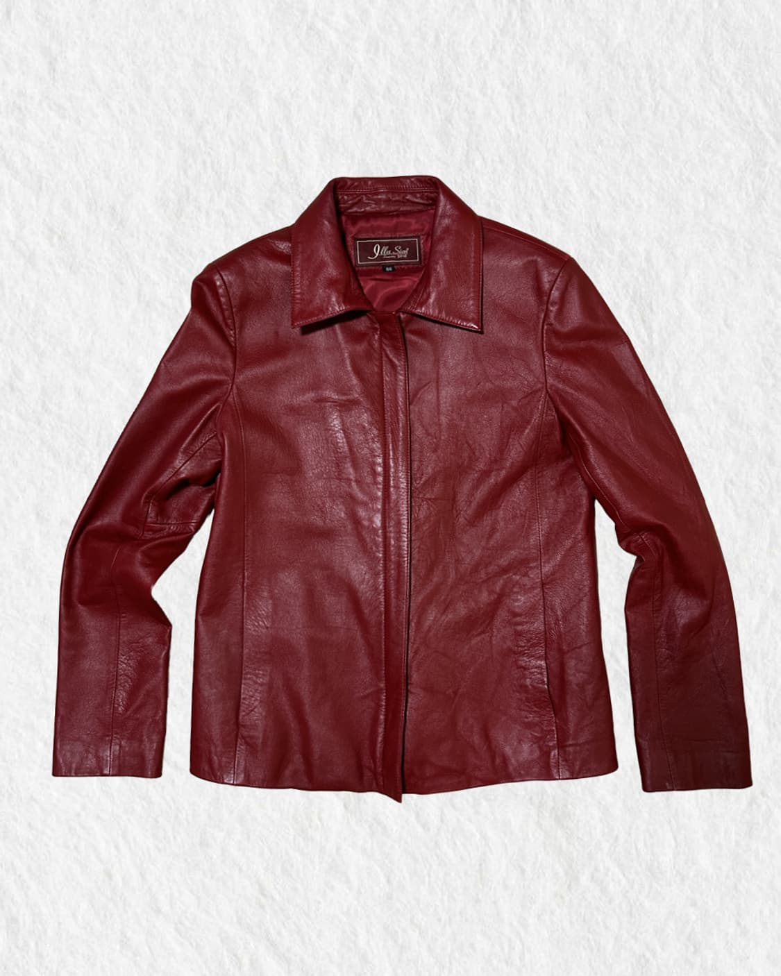 빈티지 버건디레드 양가죽 자켓 상품이미지1