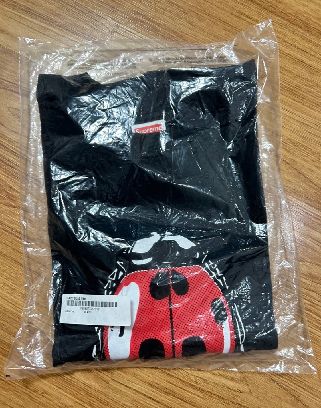 슈프림 레이디버그 반팔티 블랙 L 상품이미지2