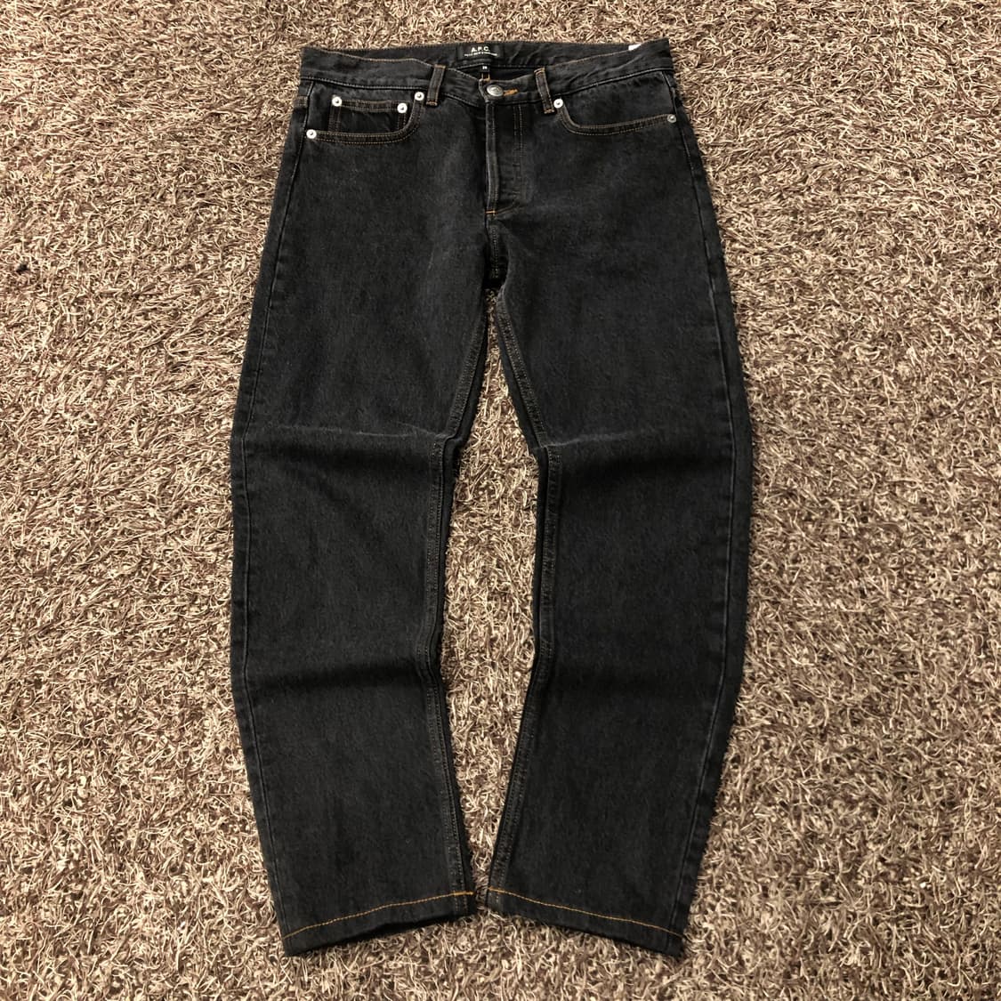 A.P.C 아페쎄 블랙 흑청 데님 팬츠 상품이미지1