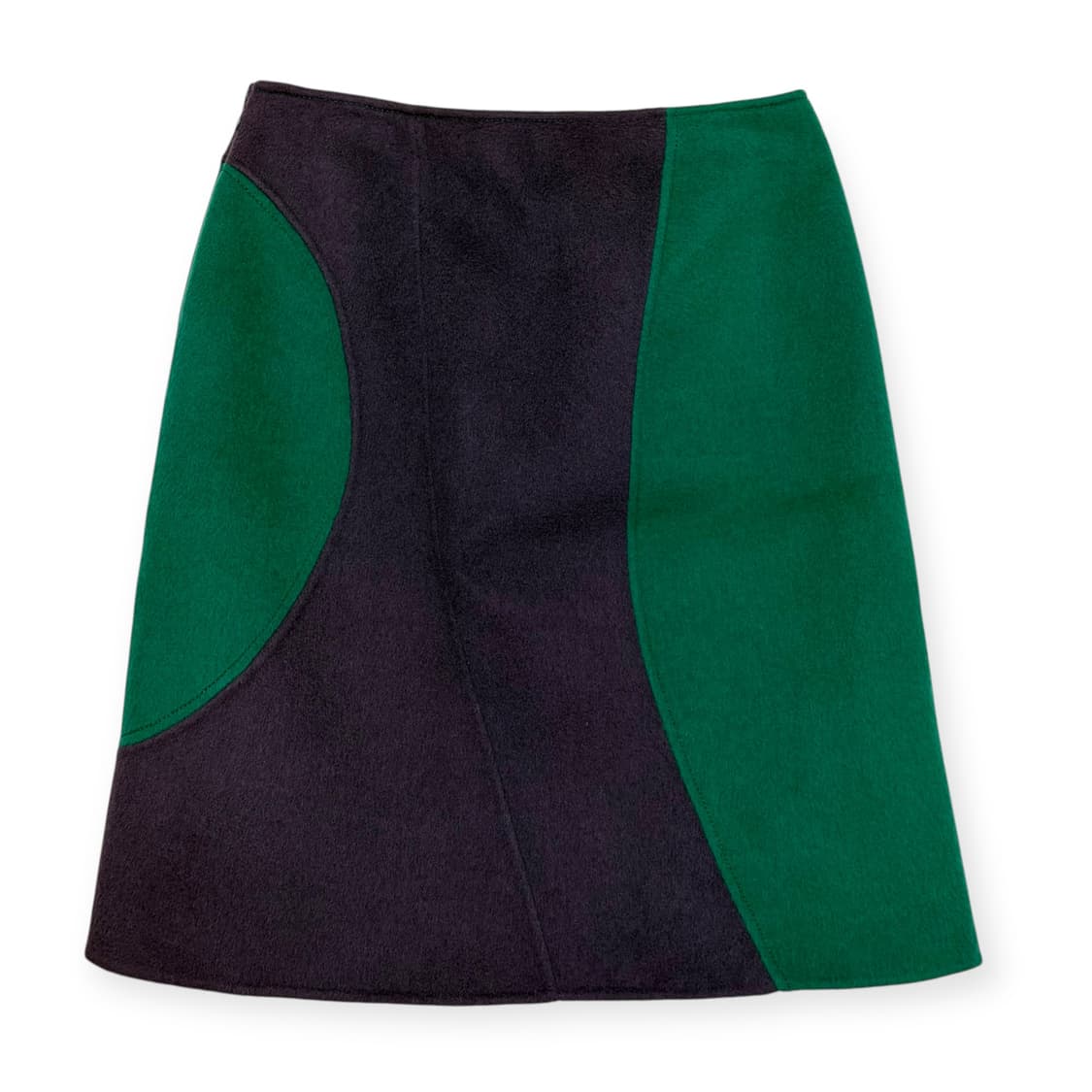 시스템 패턴 울 스커트 치마 상품이미지7