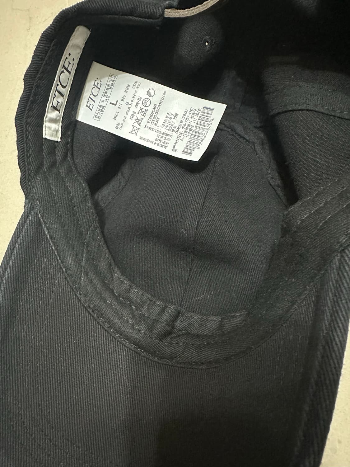 Y-3 볼캡 네이비 상품이미지3