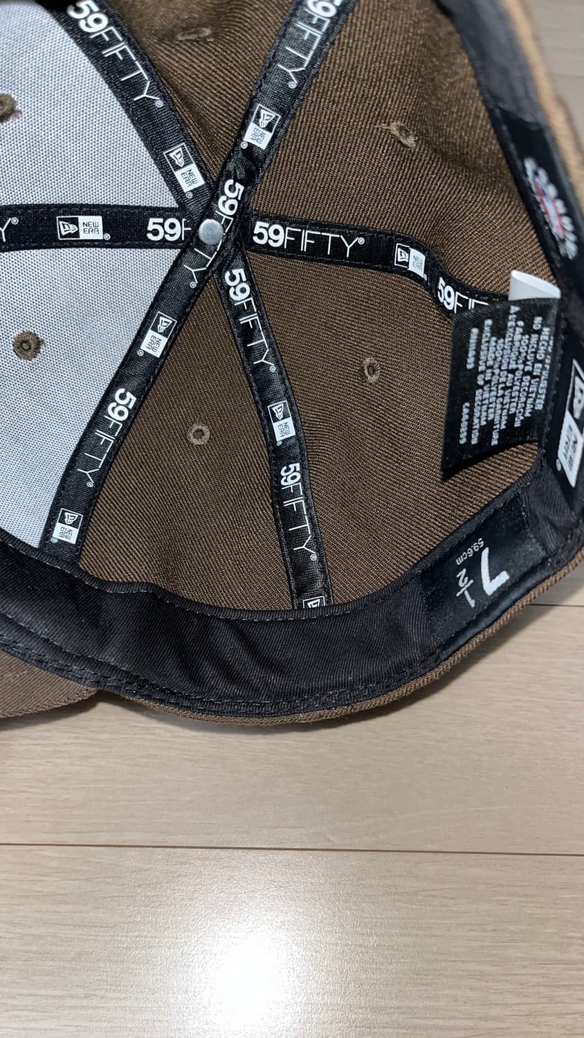 MLB 뉴욕 양키스 베이직 사이즈캡 월넛 712(59.6cm) 상품이미지10