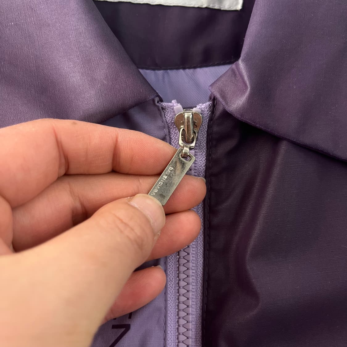 95 발렌시아가 00s 나일론 퍼플 베스트 자켓  상품이미지4