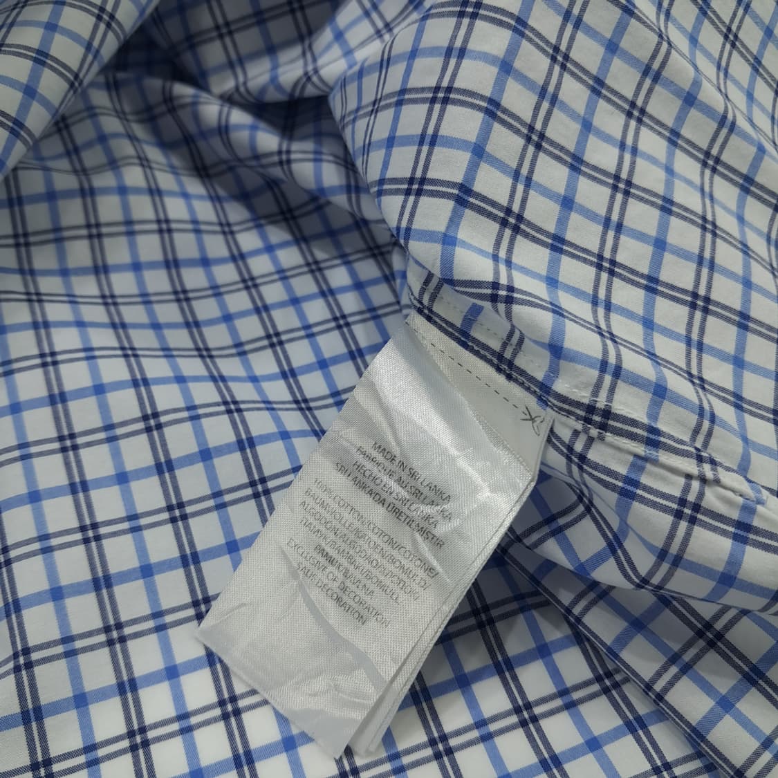Co945 2XL Tall 폴로 랄프로렌 블루블랙 윈도우페인 긴팔 셔츠 상품이미지6