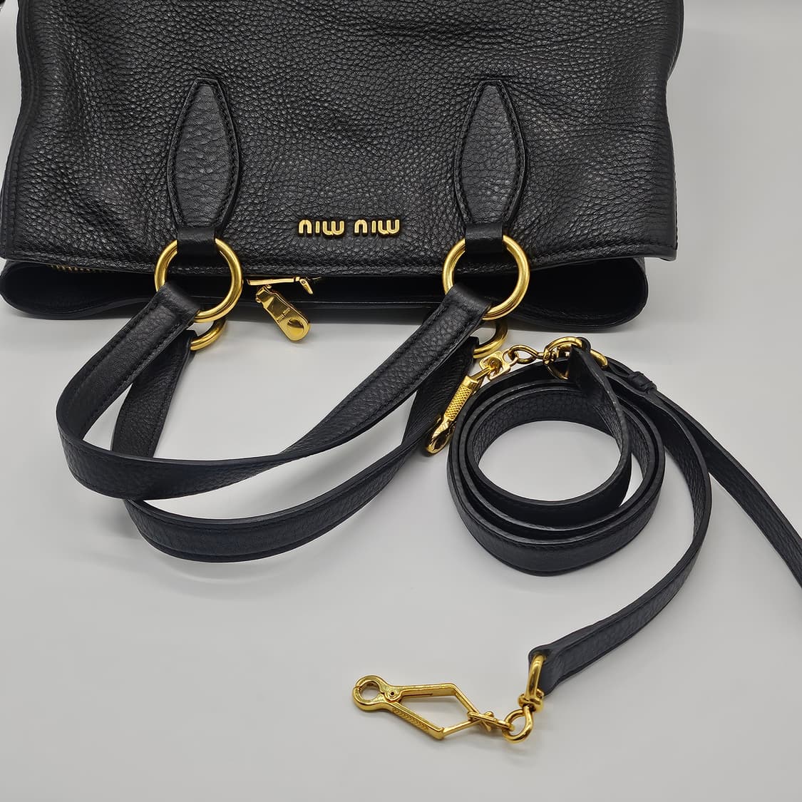 정품 미우미우 비텔로 카리브 투웨이백 상품이미지7