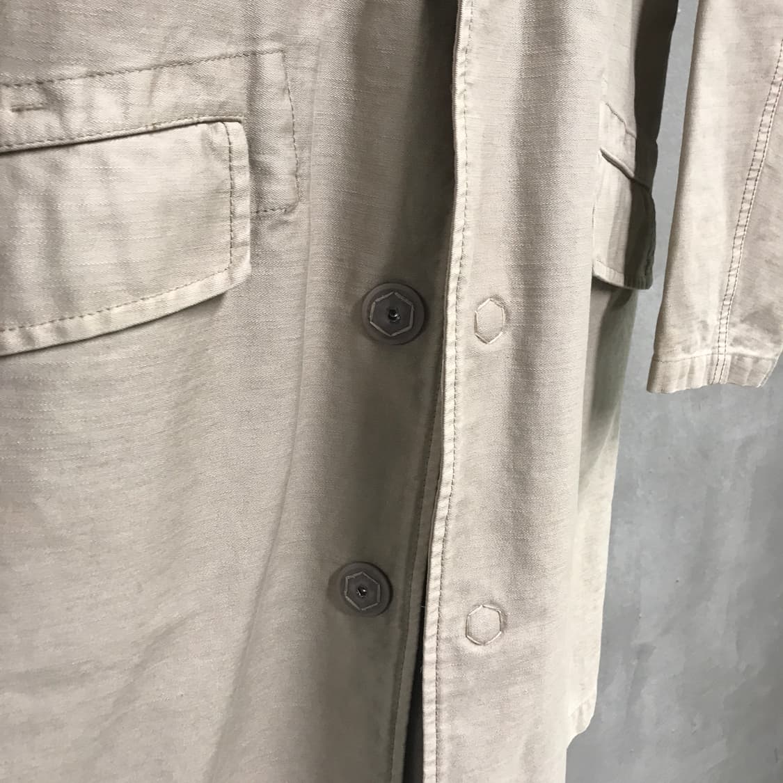 ZUCCA 주카 베이지 코트 S(W) 상품이미지4