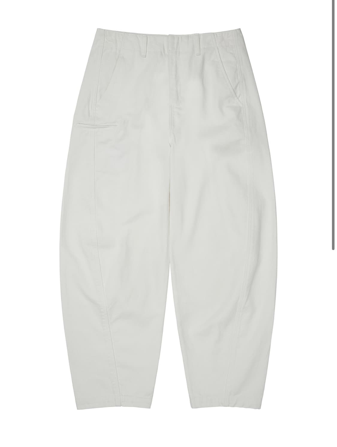 다이닛 커브드 데님 팬츠 화이트 M 상품이미지1