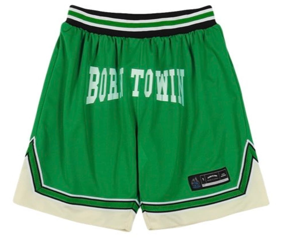 본투윈 럭비 쇼츠 하프 팬츠 그린 반바지 1 상품이미지1