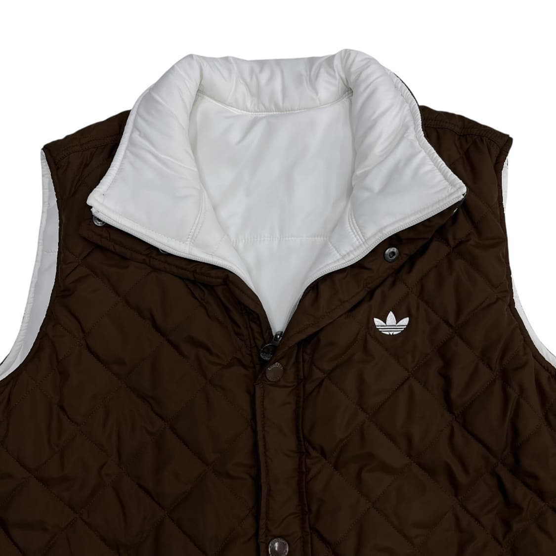 아디다스 브라운 배색 리버시블 조끼패딩 110 상품이미지8