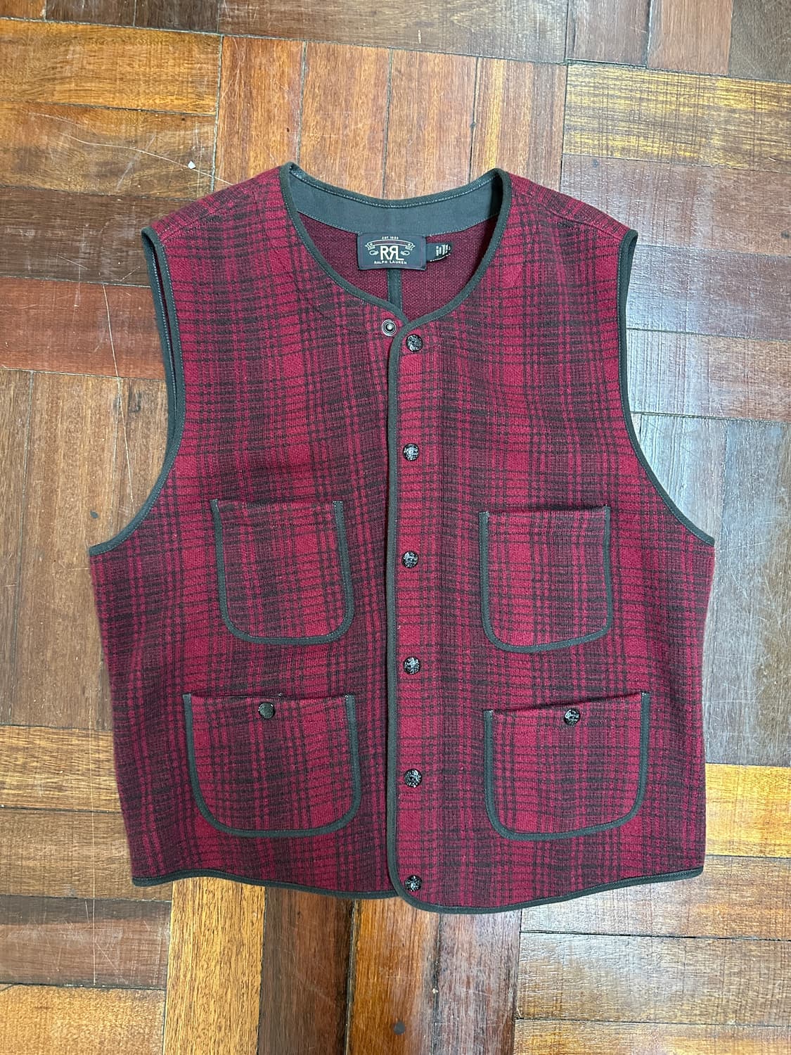 rrl 울 베스트 L 상품이미지1