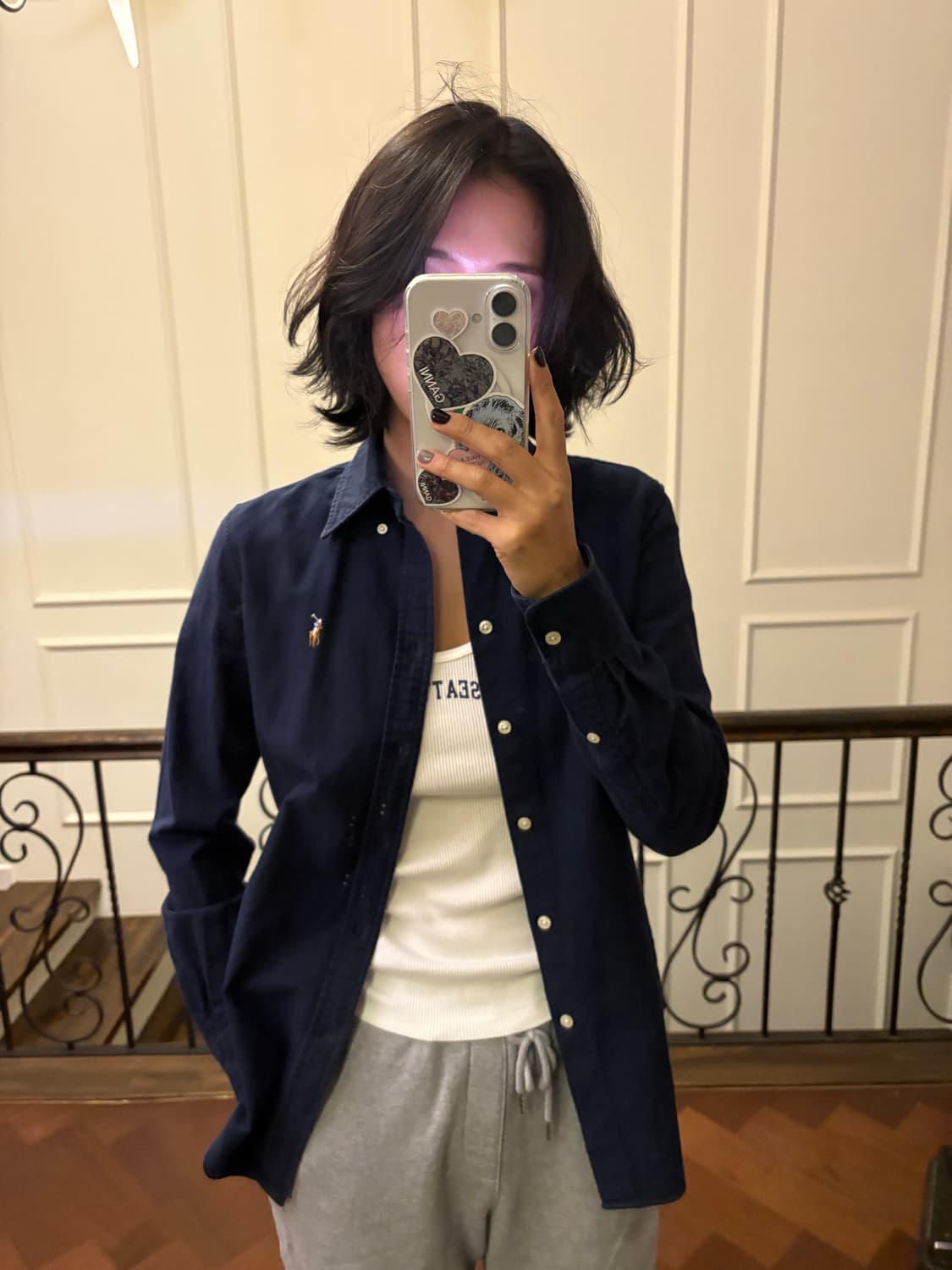 폴로 네이비 셔츠 상품이미지4