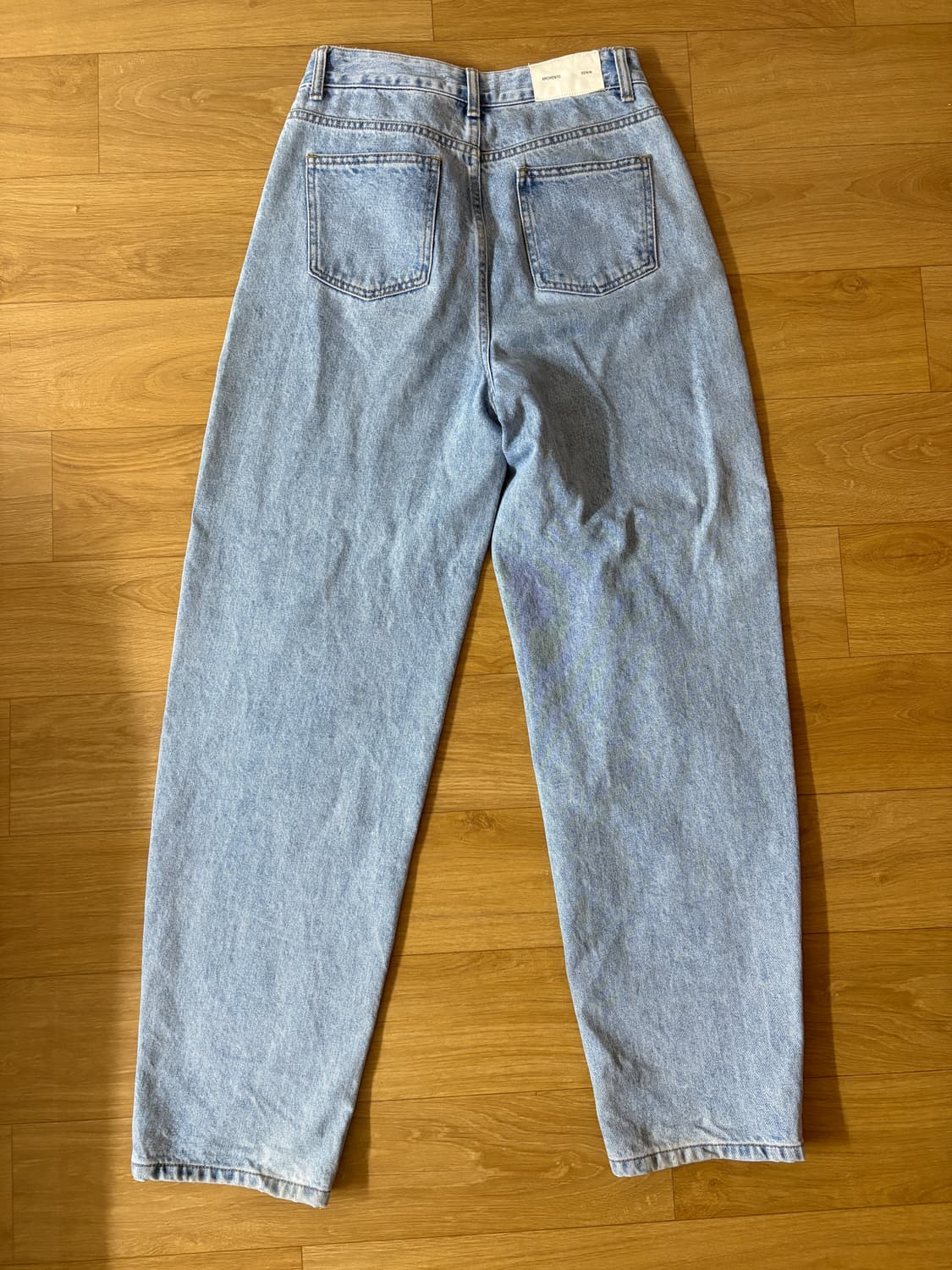 아모멘토 리사이클 데님 라이트 블루 상품이미지5