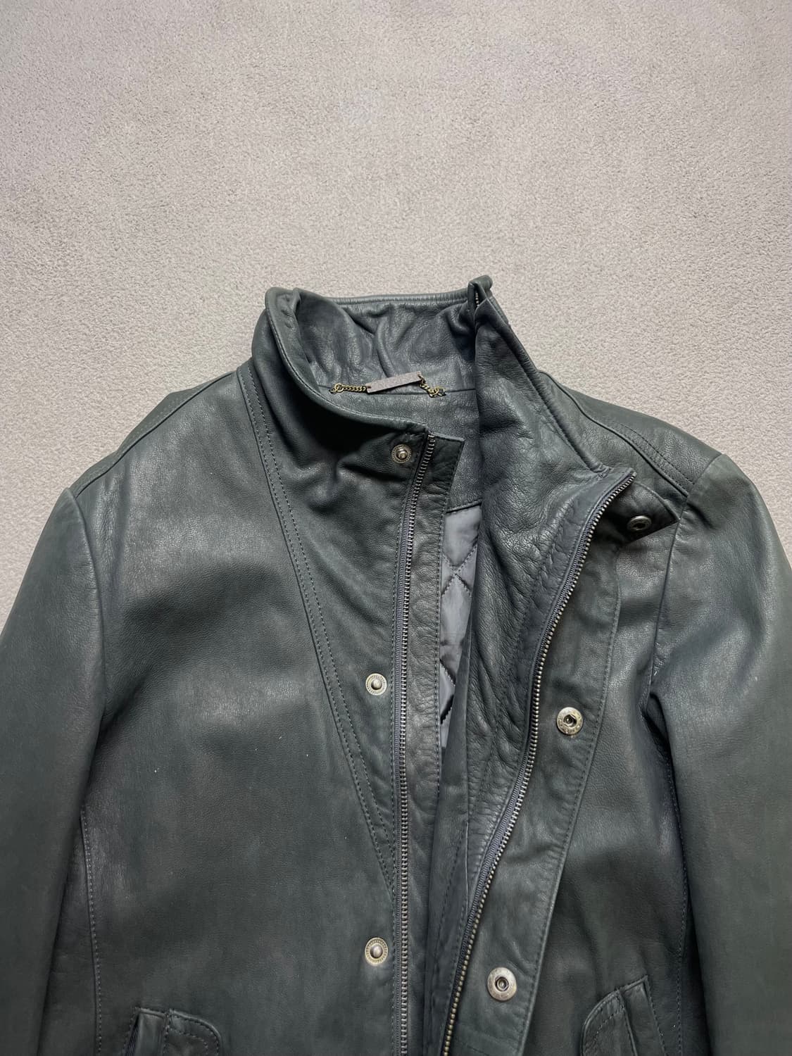 [95] 지오지아 하이넥 레더자켓 - 양가죽자켓 상품이미지7