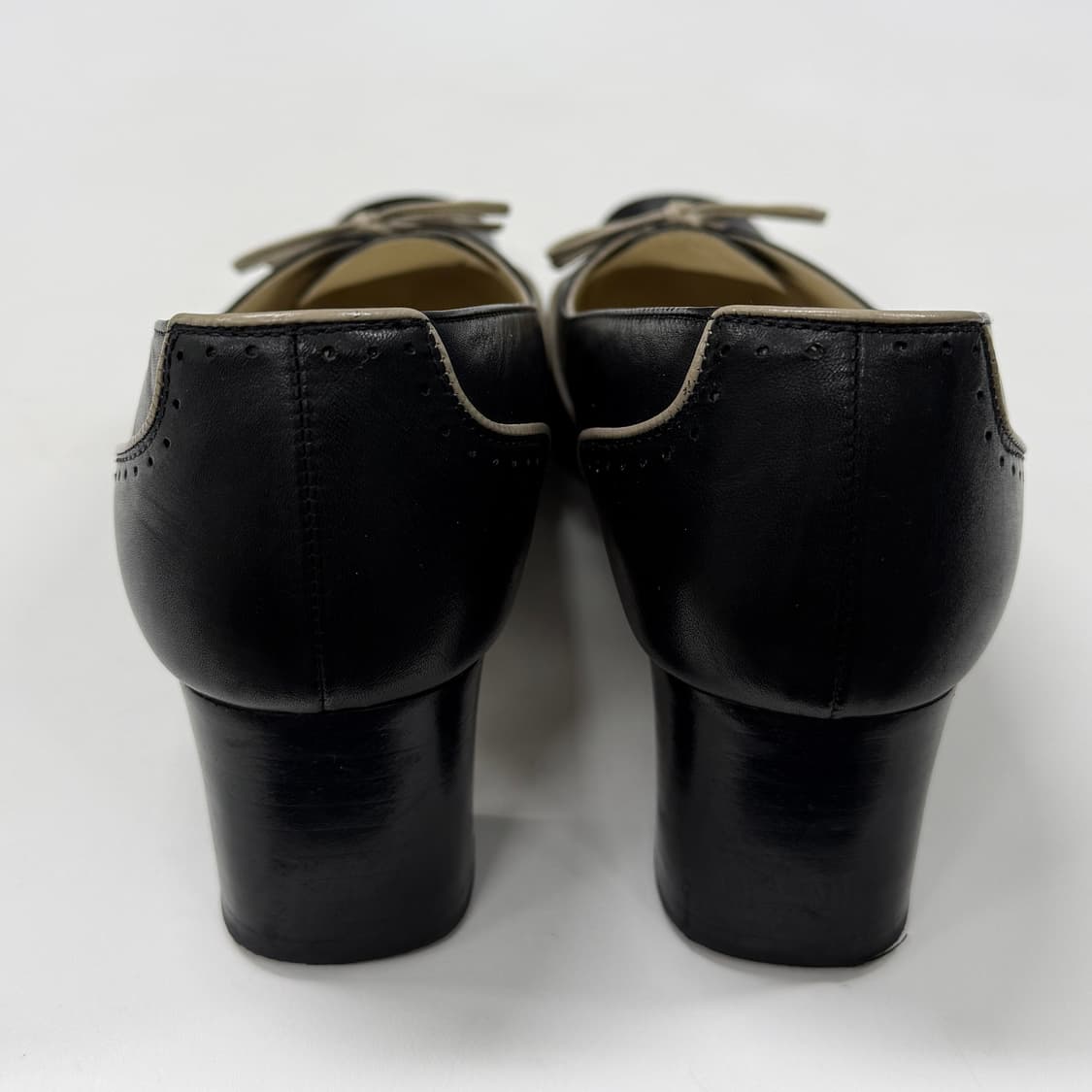 90s Margaret Howell ribbon mid heel 상품이미지7