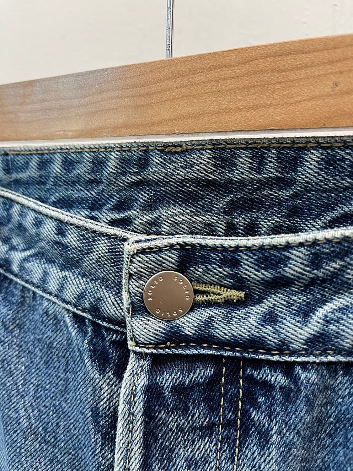 36) 솔리드옴므 중청 와이드진  상품이미지4