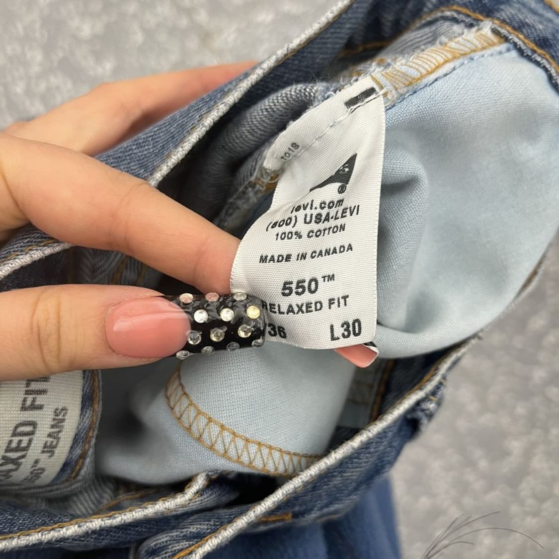 리바이스 550 빈티지 캐주얼 90's 데님팬츠 36인치 C10609 상품이미지7