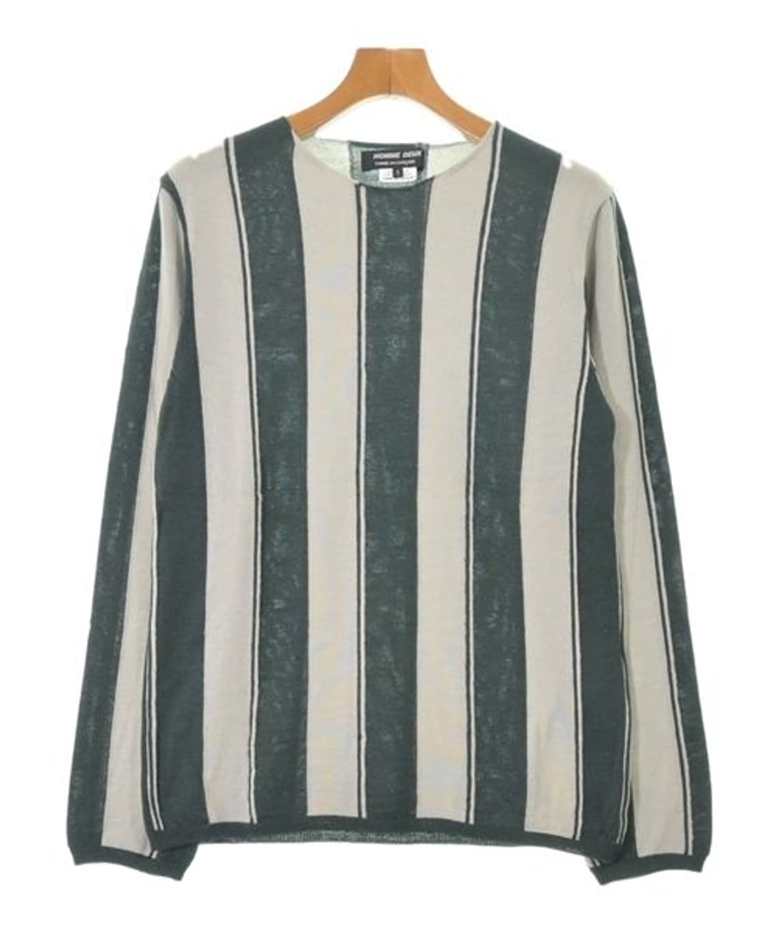 꼼데가르송 옴므 듀스 세로 스트라이프 니트 스웨터 상품이미지1