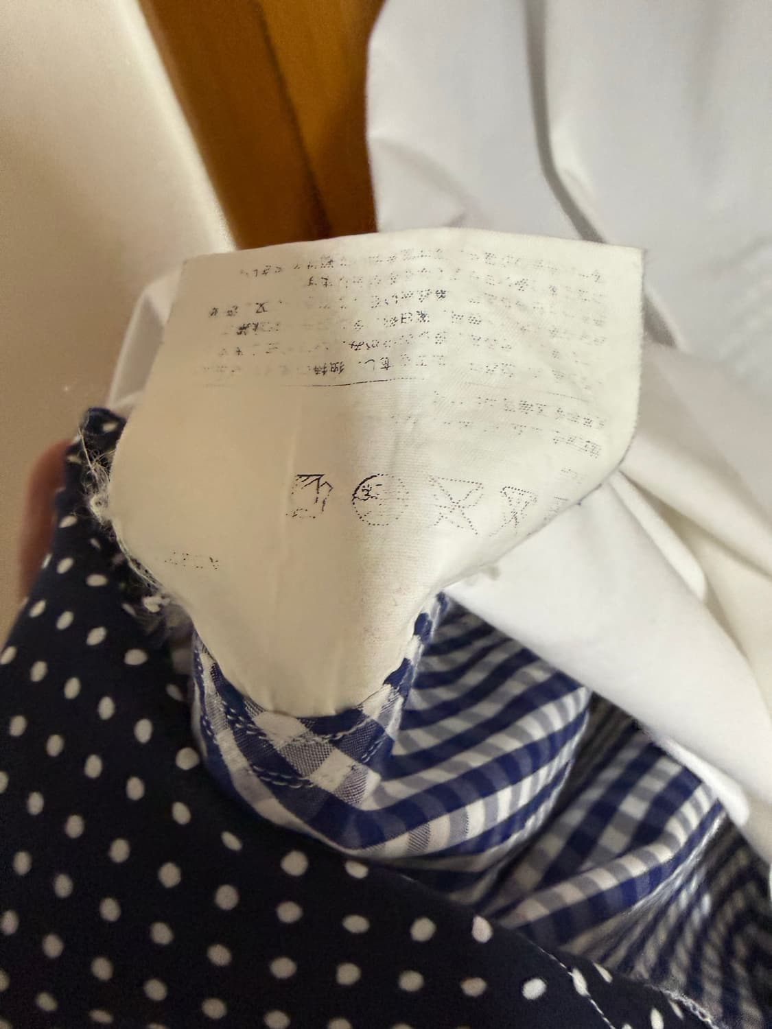 간류 오버핏 패치워크 셔츠 상품이미지3