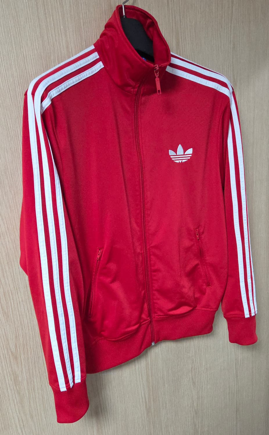 (착샷) 아디다스 파이어버드 져지 트랙탑 레드  상품이미지2