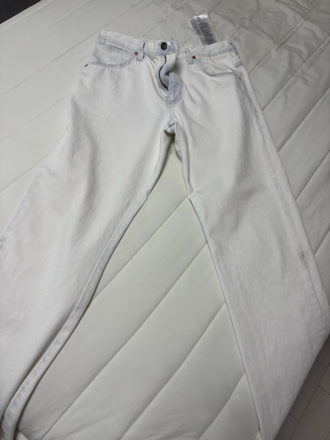 구찌 화이트 정품 데님 팬츠 상품이미지1