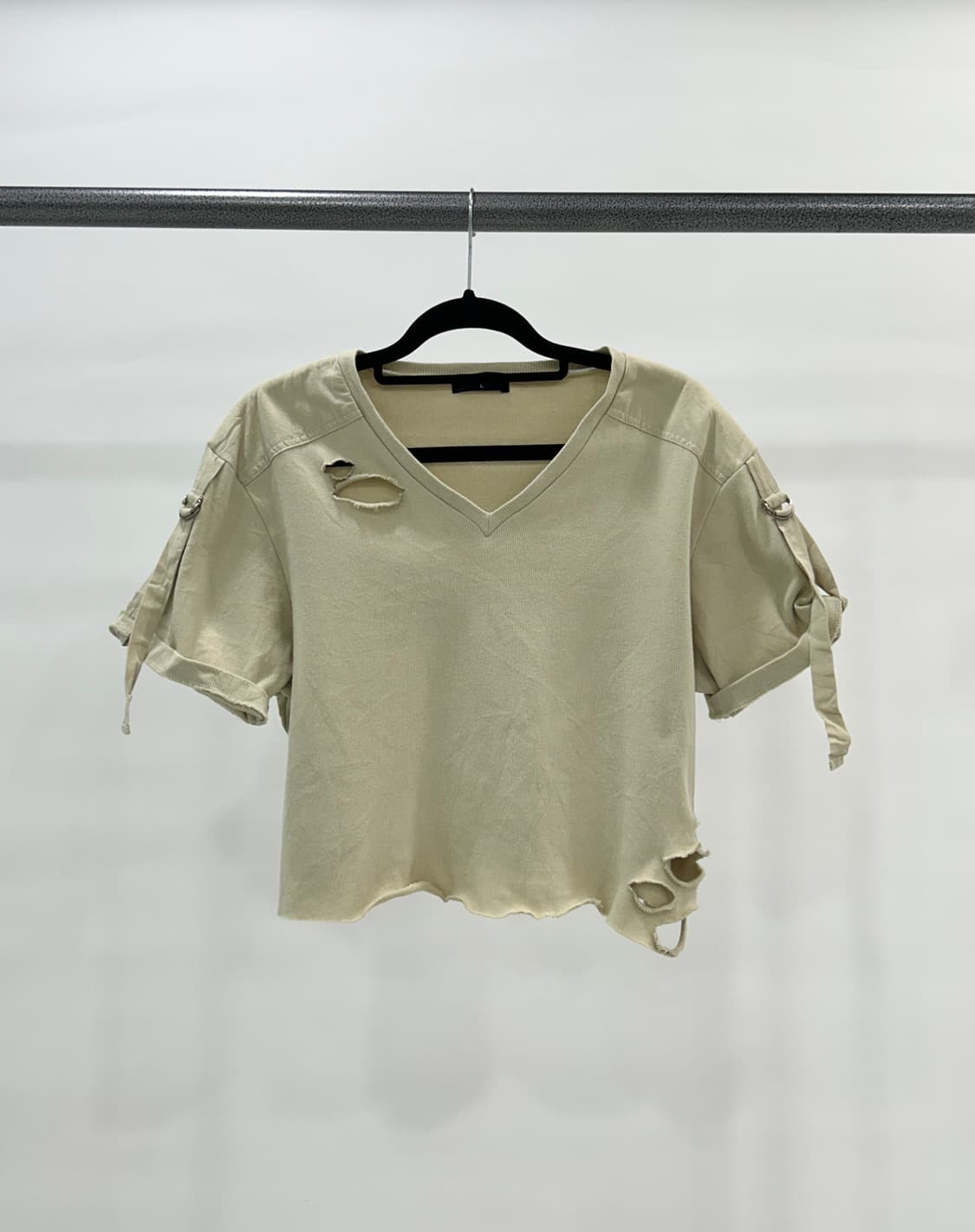 Distressed crop t 상품이미지5