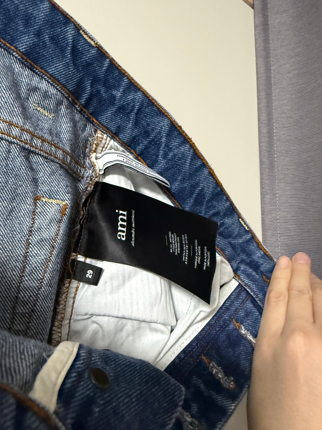 아미 캐롯핏 청바지 29(30) 상품이미지4