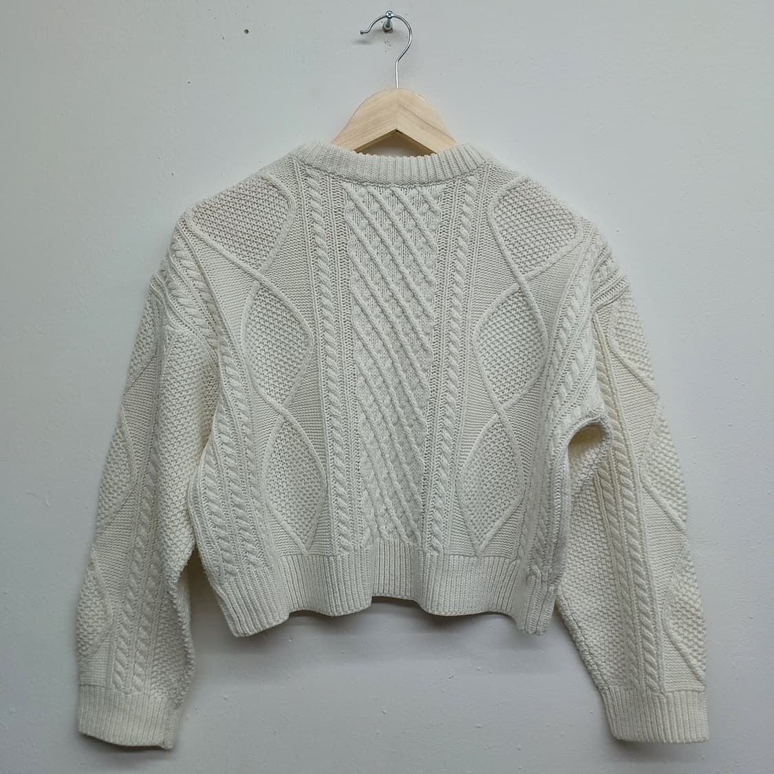 믹쏘 브이넥 크롭 니트 S 상품이미지2