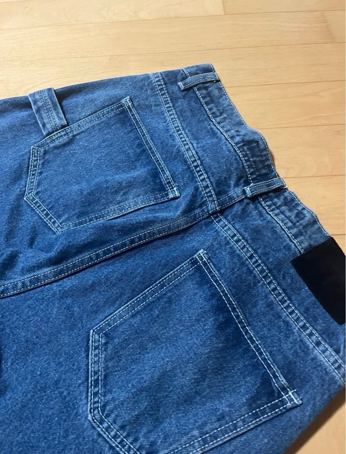 스웨이드 와이드 데님 상품이미지2