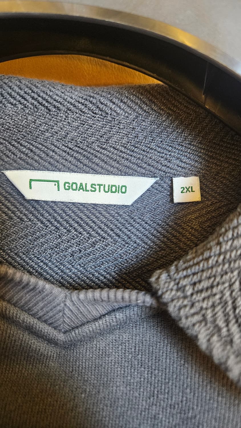 골스튜디오 헤링본원단 카라맨투맨 (2XL) 상품이미지2