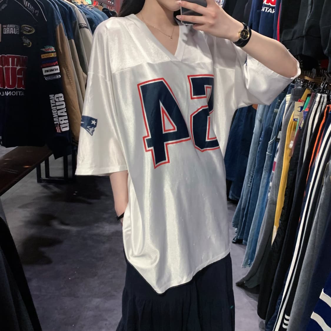 [IM] NFL 잉글랜드 패트리어츠 BRUSCHI no.54 화이트 져지 상품이미지3