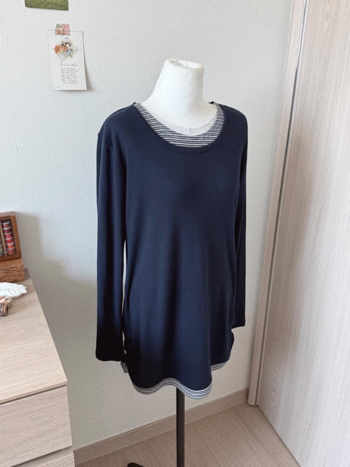 모리걸 레이어드 티셔츠 상품이미지2