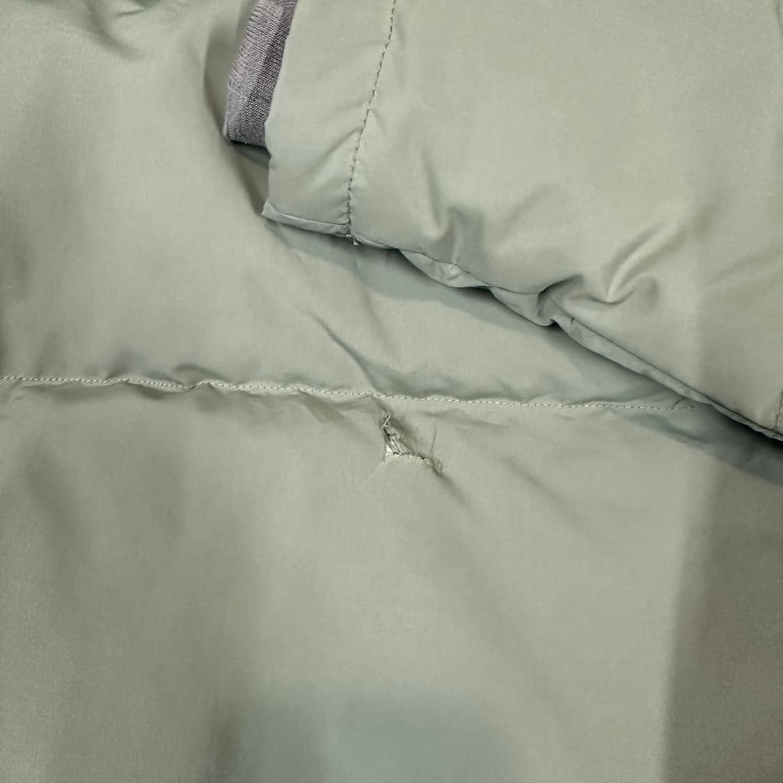 ✨ (바배) 캉골 후디드 카키 덕다운 패딩 (하자확인) 상품이미지5