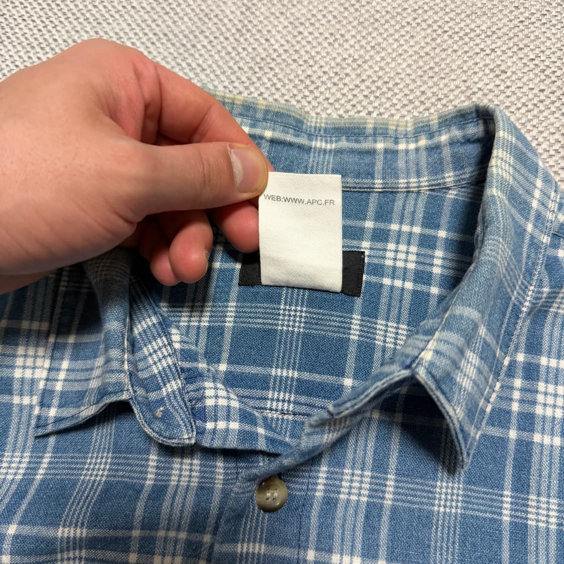 A.P.C. 아페쎄 체크 셔츠 상품이미지3