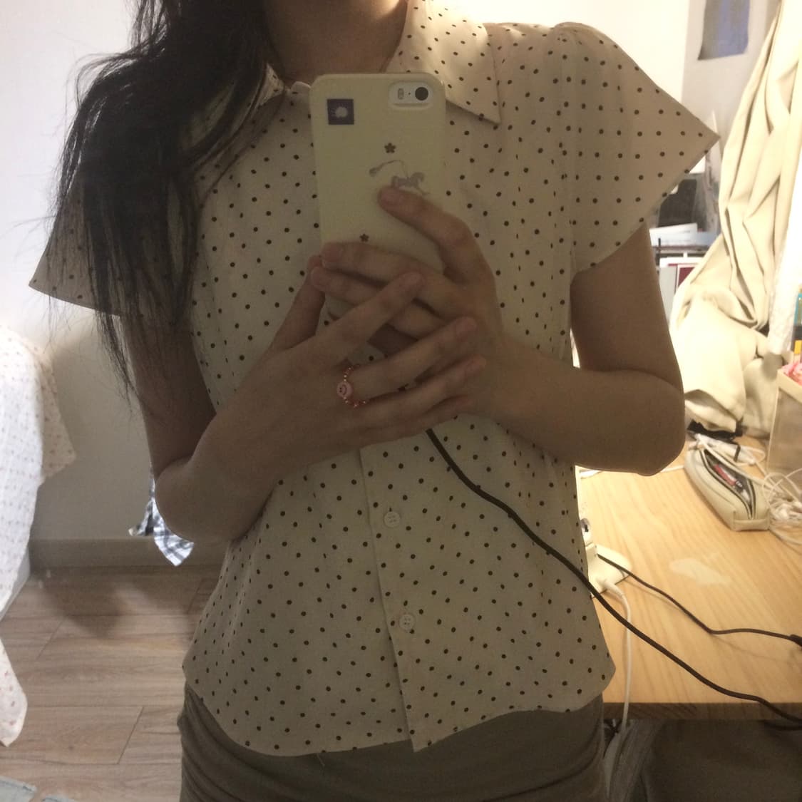 summer dot blouse 상품이미지1